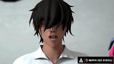 anime fucky-fucky college - kinky Stacked Principal Mom-I-would-Like-to-Fuck Gets pounded doggystyle In Front Of The Class