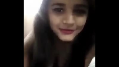 Desi collage woman selfie movie making her boyfriend