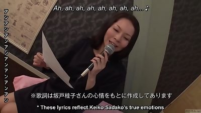 elder japanese wife sings insatiable karaoke and has sex