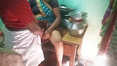 Indian desi wife When cooking have a fuck-fest hasband