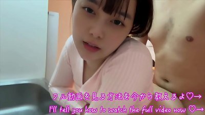 A couple having sex in the kitchen before Koâ—¯mo gets home from school.