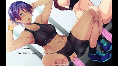 Healthy Sexual Lifestyle Part 3.1 lewd mom Gym Squatting hook-up in Open groin pants - Cumplay Games