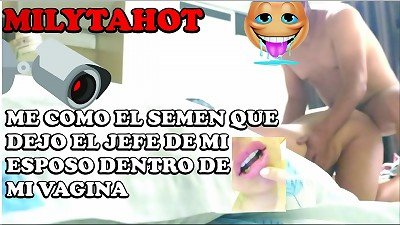 HIDDEN CAMERA WITH MY HUSBAND'S boss FINAL PART?