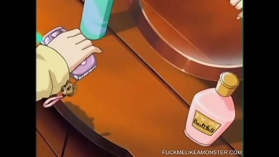 raw pussied hentai teenager getting plowed firm