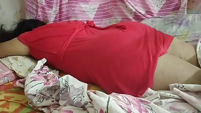 horny warm Desi gf in crimson - molten bod massage