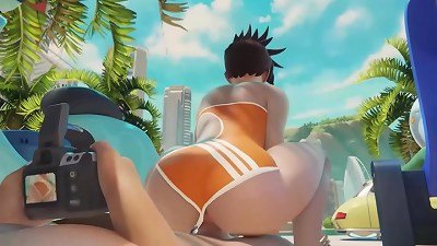 Overwatch Tracer 14 SFM & Blender 3 dimensional anime porn porn Compilation