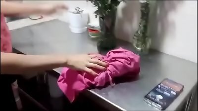 I can't boss! I'm just cleaning, I want my raise but not fucking!