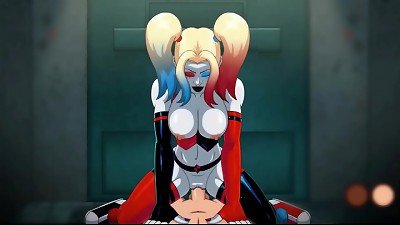 Harley Quinn rides A large firm pipe / pov / Game / hentai Game / Animated / toon / Parody / dirty chat