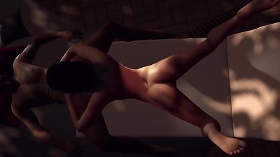 excellent girl tries huge man-meat in her jaws | 3 dimensional porn