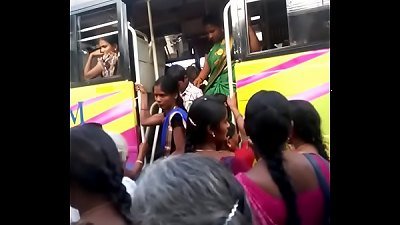 Aunty in bus&period;&period; blouse nipple visible&period;&period;&period; witness carefully 5