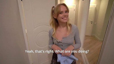 Stepbro, why don't you pay attention to me, I want to blow your knob and hot cum on my face