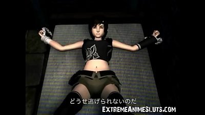 3-dimensional Ogre on tied Up Girl!