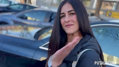 PutaLocura - Green-eyed Spanish girl Andrea Lux is caught by Torbe and finishes up in a scorching game