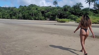 India in g-string undies