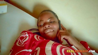 crazy Nigerian aunt With sugary-sweet twat Waits For Her BBC!