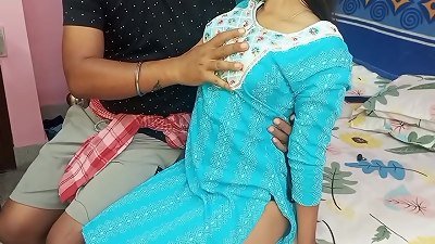 Indian Bhabhi cock-squeezing poon pounding hardcore romp With young Devar