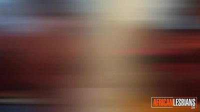 ebony cutie fingered to climax by chick