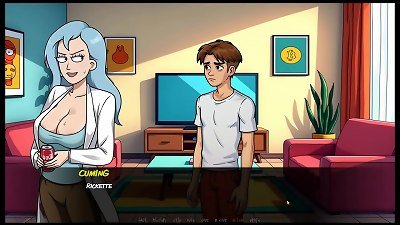 Portal porn Demoniums [ PARODY manga porn GAME ] Ep.4 RICK and MORTY romp building !