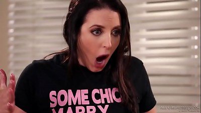 Uma Jolie and the girly-girl massagist Angela white