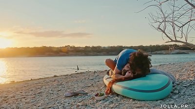 Our way of enjoying a Texas sunset is a bit different