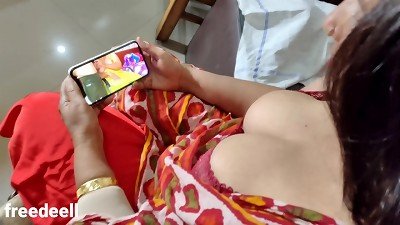 My step sista observing Porn. Clear Hindi Homemade