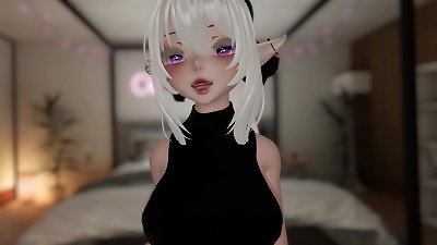 naughty vtuber gives you a JOI with dirty chat UwU - VRchat erp - Trailer