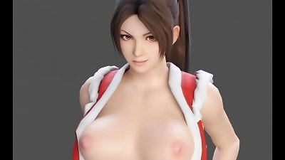 KOF Mai Shiranui rides on a enormous knob (HentaiSpark.com)