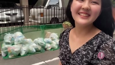 Having lovey-dovey hookup with G-cup shaved pubic Uka-chan!