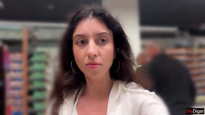 wife Gets vigorously nailed and Gets jizz on Face for Public Cumwalk