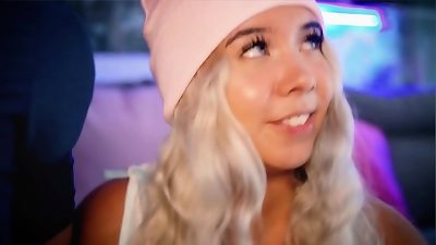 marvelous blond is eager to blow on a rock firm schlong