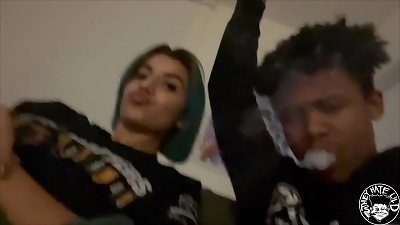 Valerie kay invites lil d to yoga time pt one