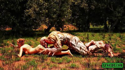 Nightmare Creature. Monster fucky-fucky 3d