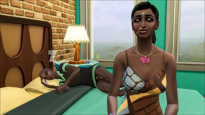 Indian mom found her sick sonny naked in sofa after jerking and decided to blow his stiffy to make him happy - indian family sex