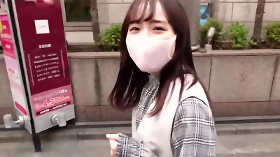 A petite college girl with a beau has never-ending orgasms! Make the sexually greedy cock-squeezing guy convulse many times!