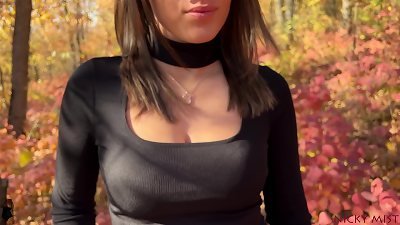 A swift outdoor blowage with stepsister