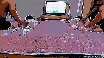 Mommy, sate don't leave us alone with the men who do bizarre things to us- Nieces drilled to the tired in Caught nephews toon hentai