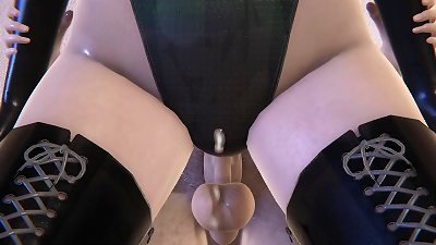 I pummeled Captain marvel l SFM 3d anime