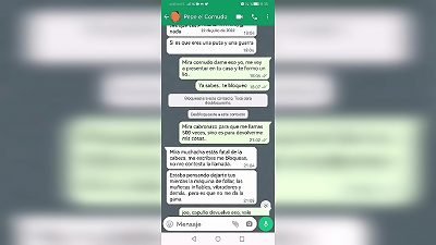 Conversation with my ex - boyfriend on WhatsApp and we ended up plumbing