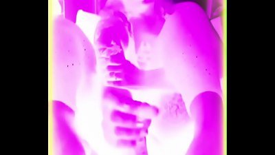 cuckold Step-mother caught giving Step-son Halloweenish themed Footjob/handjob