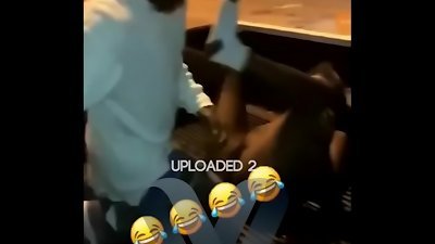 dude about to drill crackhead but cant take the smell