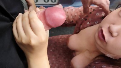 Outside public blowjob Japan