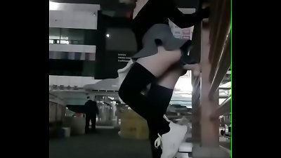 asian MASTUBING IN PUBLIC