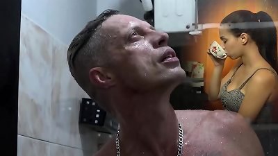 I jacked thinking about my step-niece at home