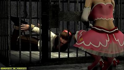 Dead or Alive - Honoka rapes Marie Rose anal invasion