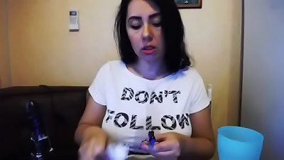 crazy naughy latina houswife blow and tittyfuck when brush teeth in the morning