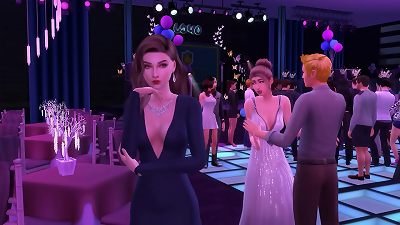 student deepthroats Professor's boner At Prom - (My Art teacher - sequence 6) - Sims 4 - 3 dimensional manga porn