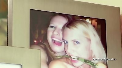 dirty Brits Clair and Sandie ass-fuck and bum two throat