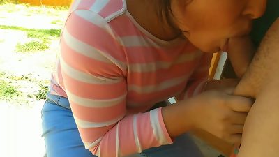 Homemade quickie with my best friend, he comes inside my pussy.