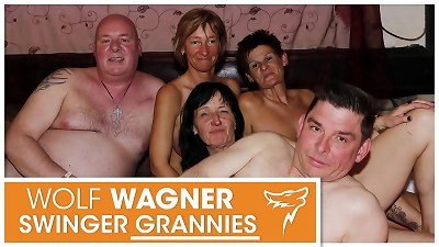 YUCK! ugly elder swingers! grandmas & granddads have themselves a wild nail fest! WolfWagner.com