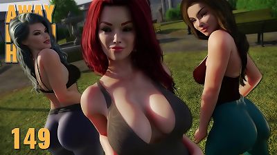 AWAY FROME HOME #149 &bull; trio big-titted goddesses up for grabs